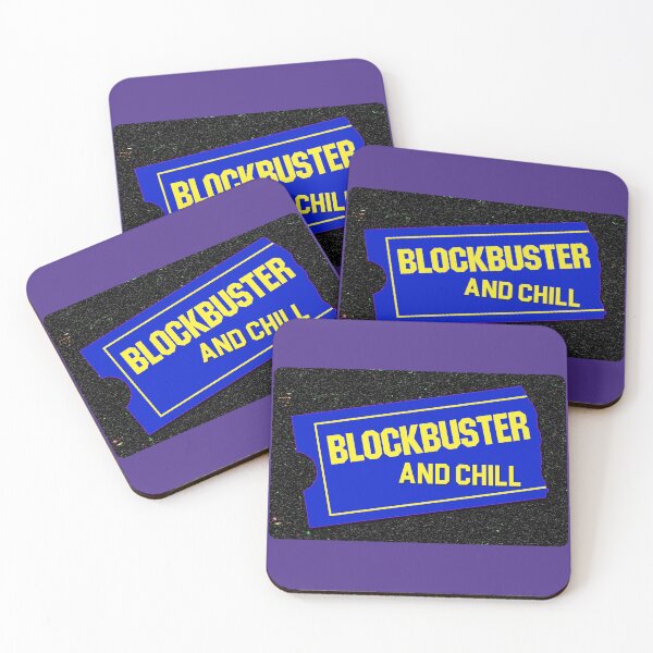 Artikelvorschau, BLOCKBUSTER und CHILL – Movie Store VHS Nostalgie – Be kind REWIND – Retro-DVD-Verleih – Retro-Videorecorder – TV-Statik entworfen und verkauft von originalsusie.