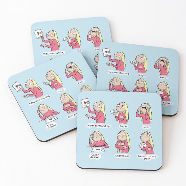 Item preview, 6 stages Coffee designed and sold by ComicadaArt.