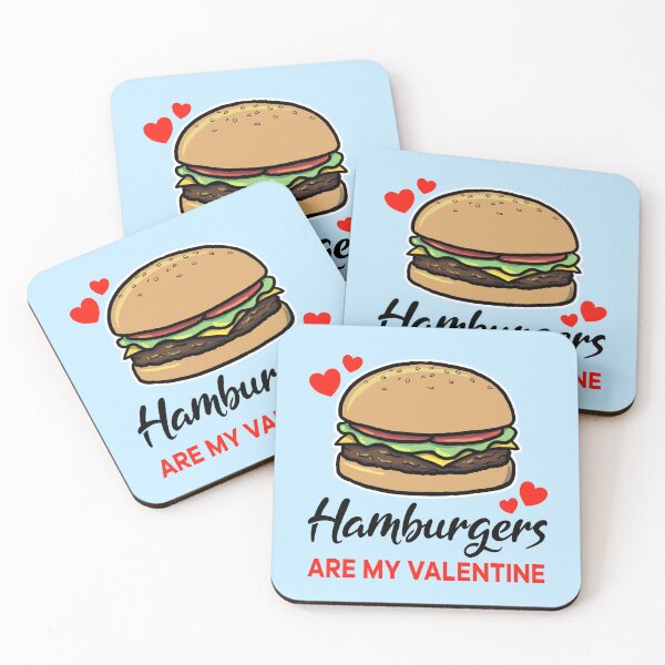 Item preview, Hamburgers are my valentine designed and sold by jonmlam.