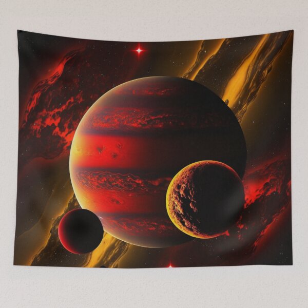 Item preview, Mysterious Red Planet designed and sold by BubbleSpy.