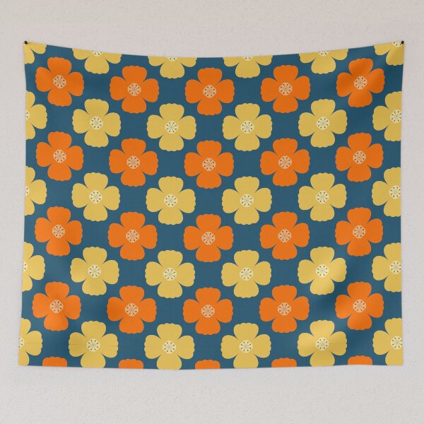 Item preview, Retro floral pattern designed and sold by XiangSlowLife.