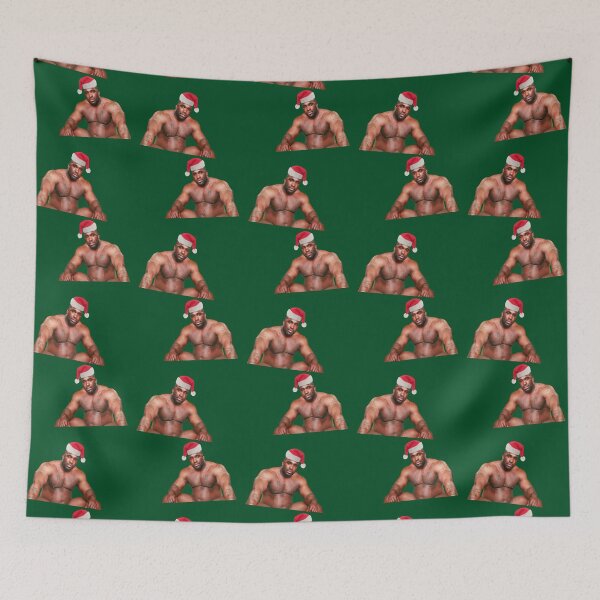 Item preview, Santa Hat Barry Wood Christmas Pattern designed and sold by denlongdo.