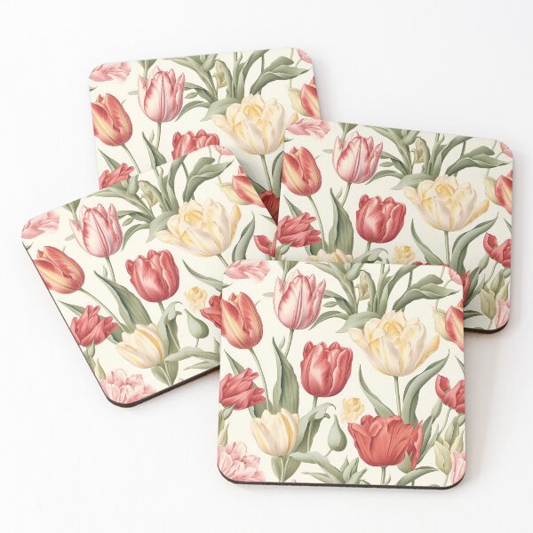 Item preview, Vintage Floral Pattern: Tulips designed and sold by GiveMeMood.