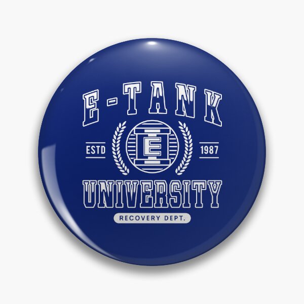 Item preview, E Tank University Emblem designed and sold by Lagelantee.