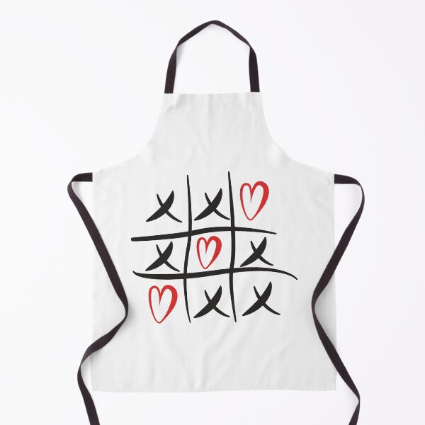 Item preview, Tic Tac Toe Battle: Black X vs. Red Heart designed and sold by Brannas-designs.