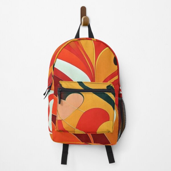 Item preview, Red and Orange Abstract Pattern 12: Ignited Spirit designed and sold by Floral Fiesta Designs.