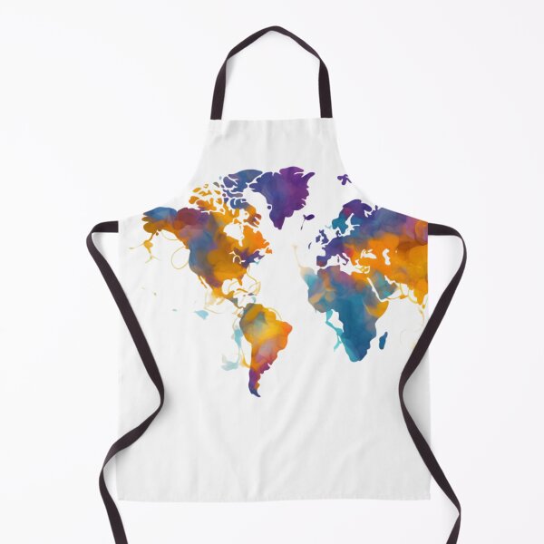 Item preview, Watercolour of the world designed and sold by PixlMasterpiece.