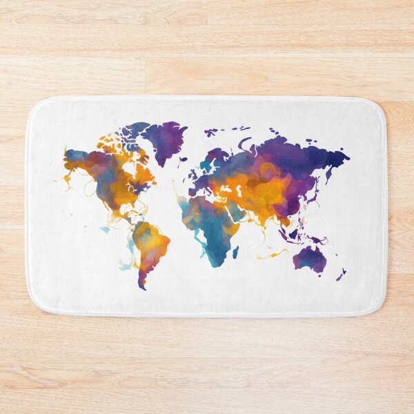 Item preview, Watercolour of the world designed and sold by PixlMasterpiece.