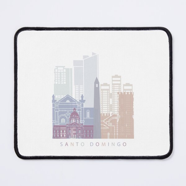 Item preview, SANTO DOMINGO SKYLINE POSTER PASTEL designed and sold by paulrommer.