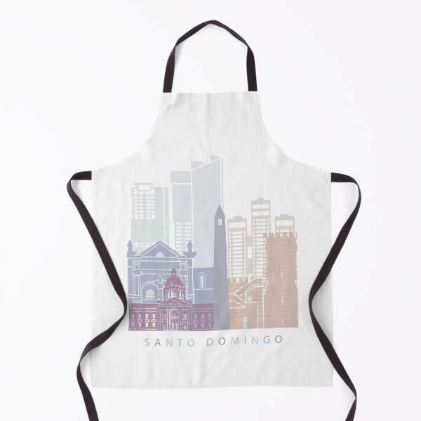Item preview, SANTO DOMINGO SKYLINE POSTER PASTEL designed and sold by paulrommer.