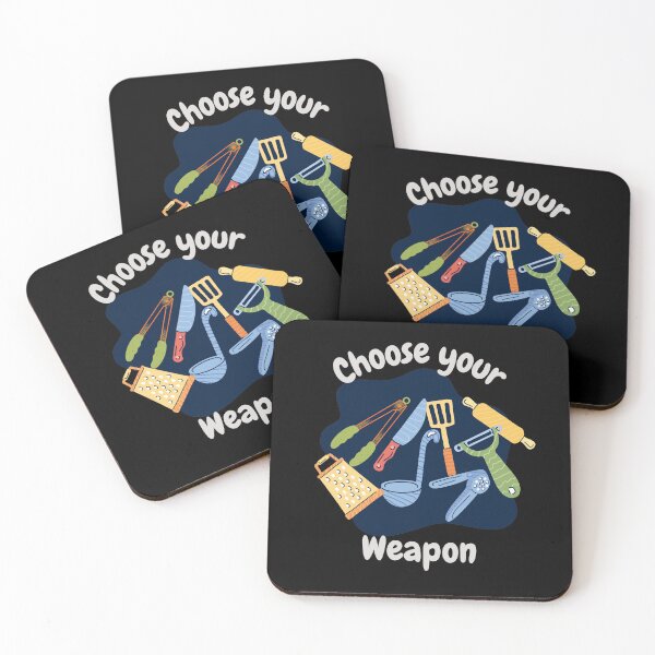 Item preview, Choose your weapon, funny cooking designed and sold by NoetherSym.