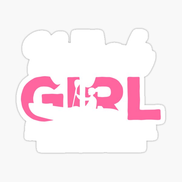 Kayak Girl Sticker