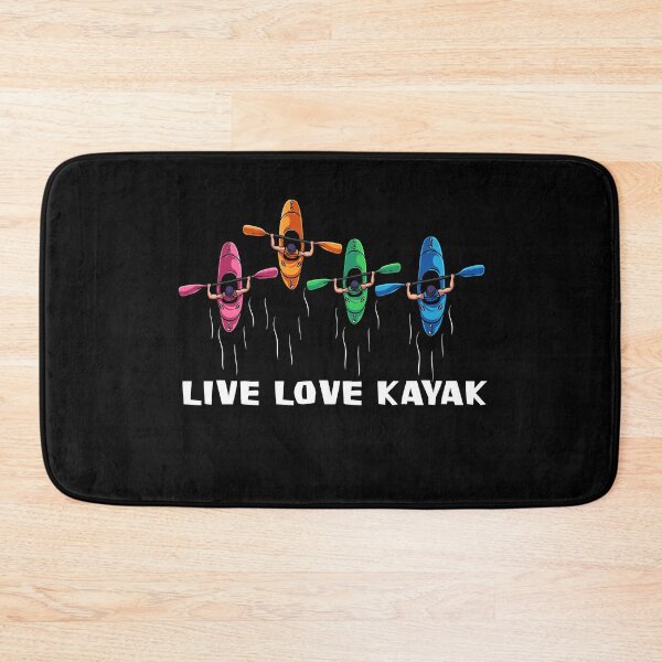 Item preview, Live Love Kayak Kayaking Paddling Canoe Watersport designed and sold by Pubi.