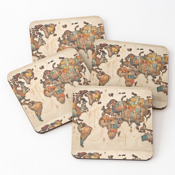 Item preview, Time map of the world designed and sold by PixlMasterpiece.