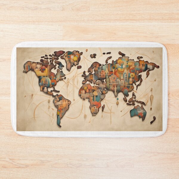 Item preview, Time map of the world designed and sold by PixlMasterpiece.