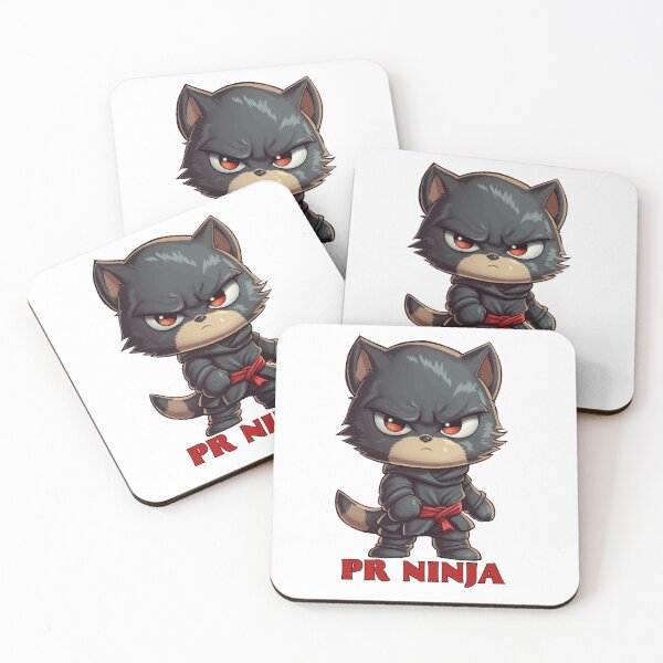 Item preview, PR manager, ninja cat designed and sold by arwenlavia.