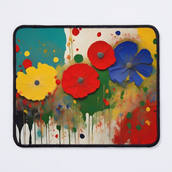 Item preview, Bleeding roses abstract painting designed and sold by digitalartlb.