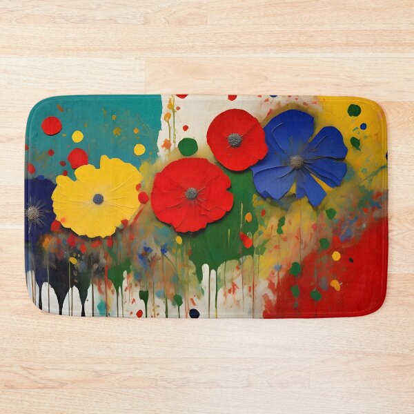Item preview, Bleeding roses abstract painting designed and sold by digitalartlb.