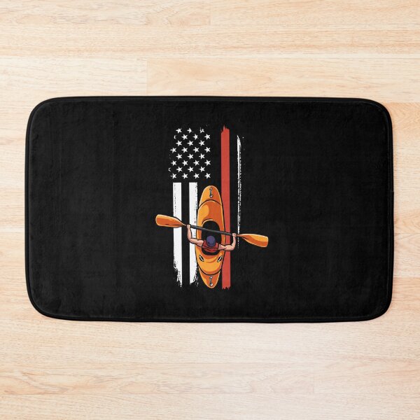 Item preview, Kayak USA Flag Kayaking Paddling Canoe Watersports designed and sold by Pubi.