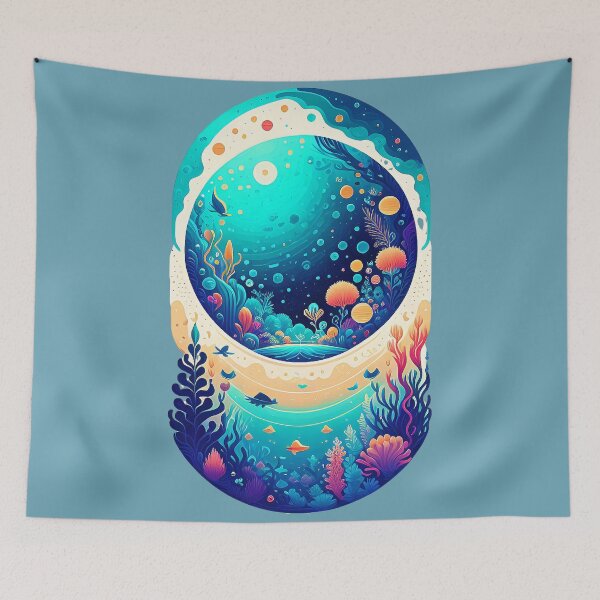 Item preview, Magical Fusion - Where sea and space meet designed and sold by Minpadesign.