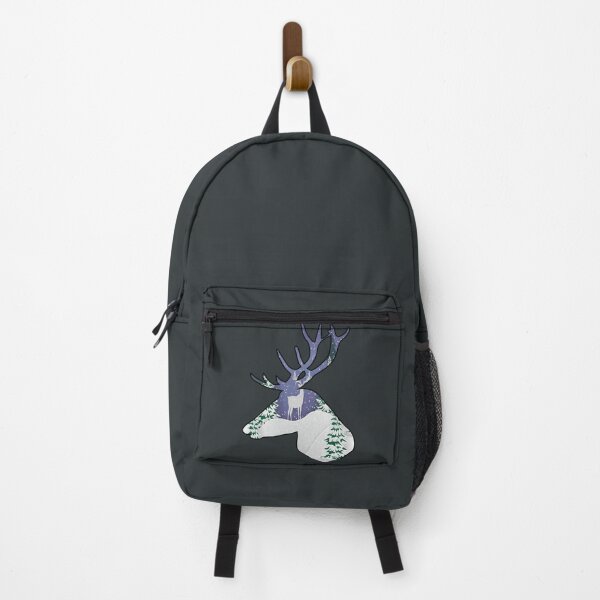 Item preview, Reindeer snowing mountain illustration  designed and sold by Donutlovers.