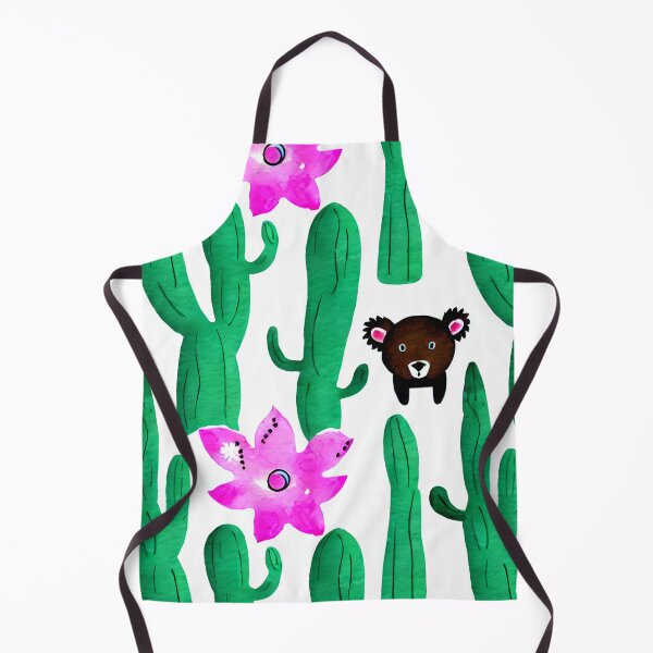 Item preview, Wild bear and cacti designed and sold by WallabyJelly.