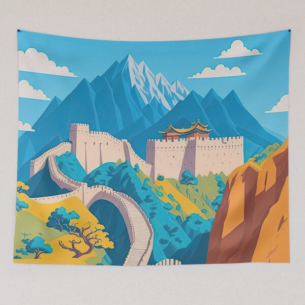 Item preview, The Great Wall of China designed and sold by fleurdesignart.