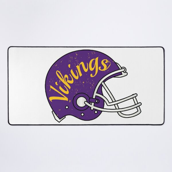 Fan Creations NFL Minnesota Vikings Unisex Minnesota Vikings Authentic  Helmet, Team Color, Wall Hanging, 12 inch