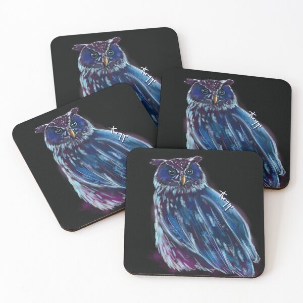 Item preview, blue owl designed and sold by Themys24.