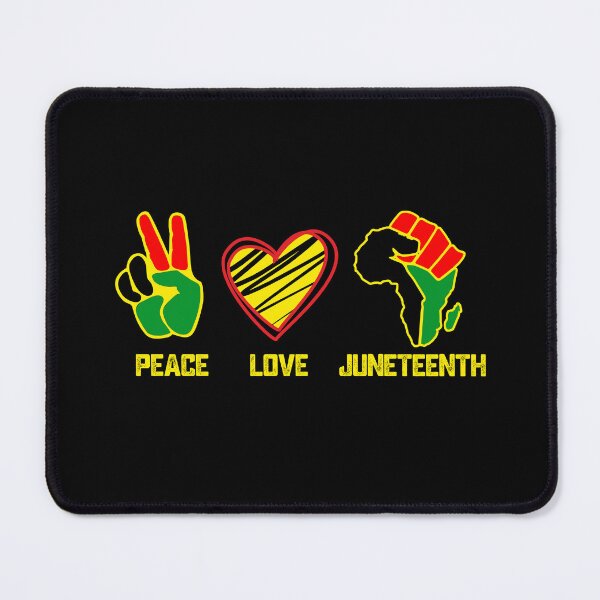Item preview, Peace Love Juneteenth Heart Dashiki Black History designed and sold by alenaz.