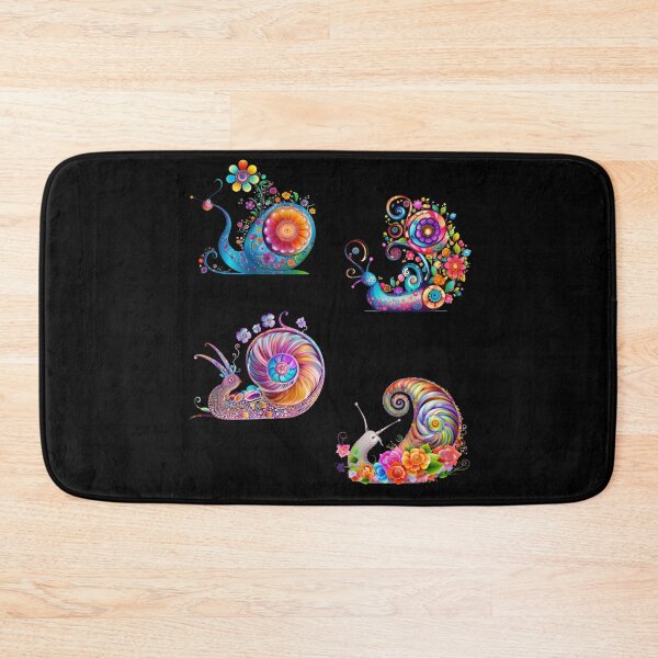 Item preview, Abstract Floral Snails - Whimsical Sticker Pack designed and sold by InsomniaSticker.