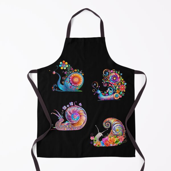 Item preview, Abstract Floral Snails - Whimsical Sticker Pack designed and sold by InsomniaSticker.