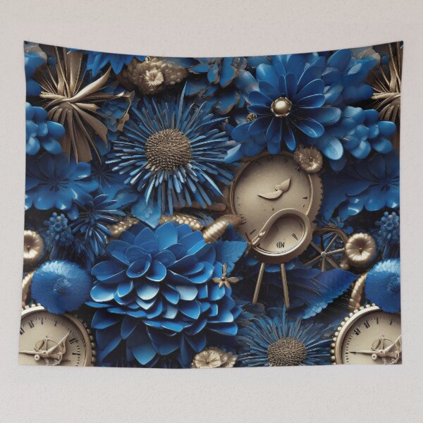 Item preview, Field of Blooming Flowers 16 - Steampunk Edition designed and sold by TheOddBotShop.