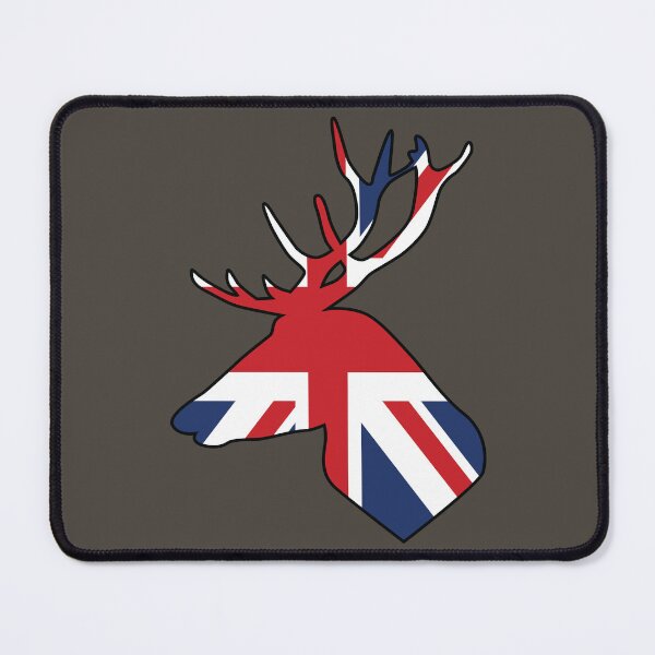 Item preview, Uk flag on a reindeer face designed and sold by Donutlovers.