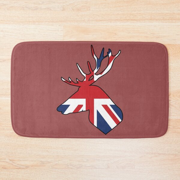 Artikelvorschau, Uk flag on a reindeer face  entworfen und verkauft von Donutlovers.