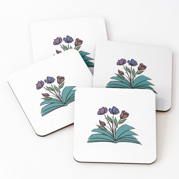 Item preview, Floral Books designed and sold by CuteTattoo.