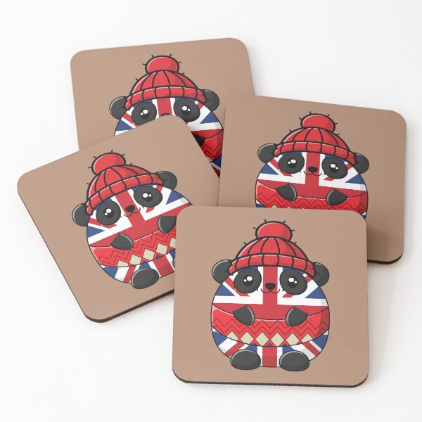 Item preview, Funny baby panda on a uk flag  designed and sold by Donutlovers.