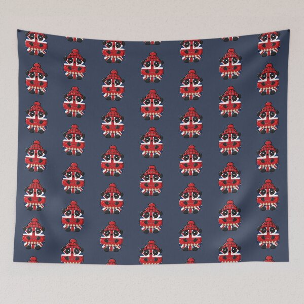 Item preview, Funny baby panda on a uk flag  designed and sold by Donutlovers.