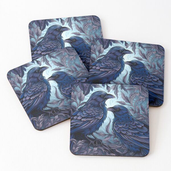 Item preview, Whimsical Crow Duo designed and sold by SweetRepeat.