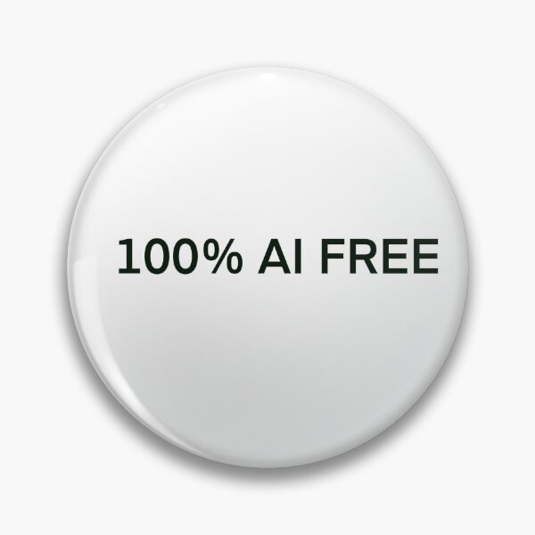 Item preview, 100% AI Free - Embrace Authentic Human Creativity designed and sold by gofra-design.