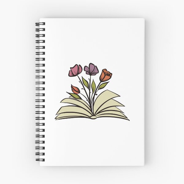 Item preview, Open Book Flowers designed and sold by CuteTattoo.