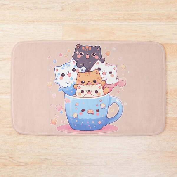 Item preview, Cappuccino Foaming Neko - Sugar Blueberry Cream designed and sold by SnarkyDoodles.