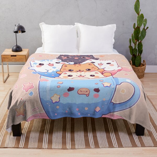 Item preview, Cappuccino Foaming Neko - Sugar Blueberry Cream designed and sold by SnarkyDoodles.