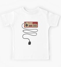 Retro Classic vintage Red Gold game controller Kids Tee
