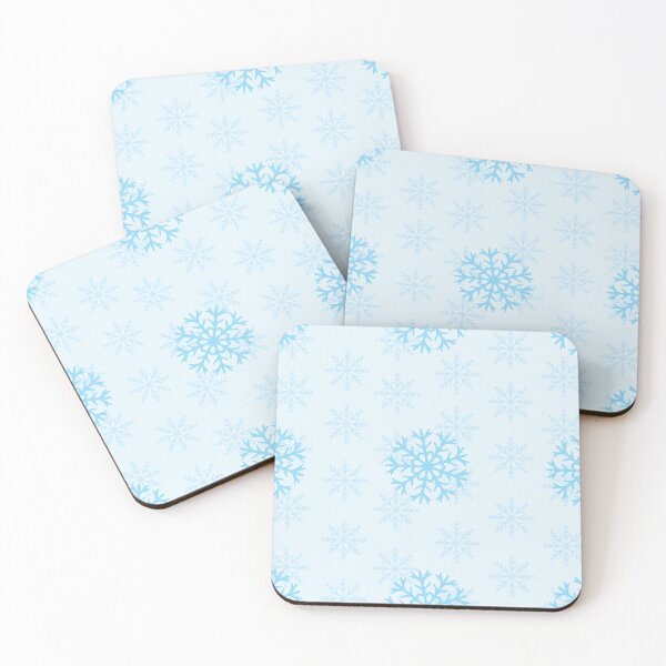 Item preview, Winter Wonderland: Snowflakes on Blue Seamless Vector Pattern designed and sold by ysa-pattern.
