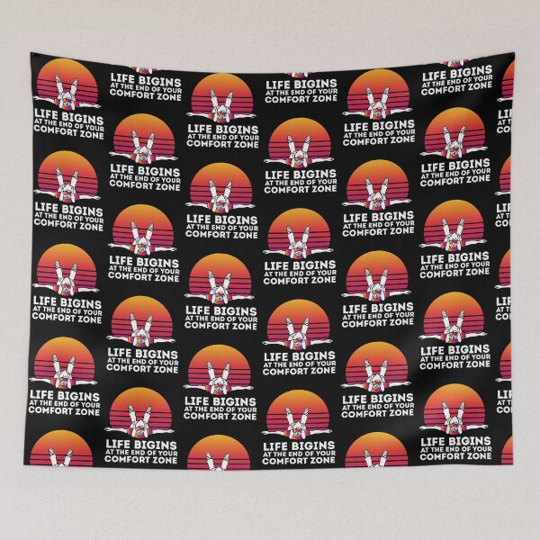 Item preview, Life Begins At The End Of Your Comfort Zone designed and sold by Pubi.