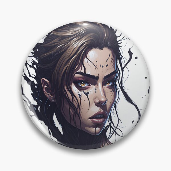 Item preview, Madness woman black paint splash. designed and sold by Amorndetch.