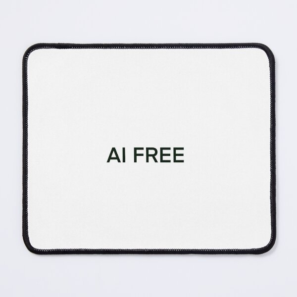 Item preview, AI FREE - Bold Statement Tech-Free Lifestyle Tee designed and sold by gofra-design.