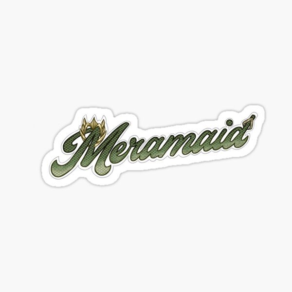 Meramaid (JL Style) Sticker