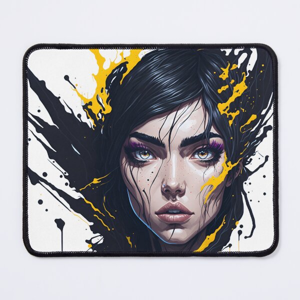 Item preview, Madness woman color paint splash. designed and sold by Amorndetch.